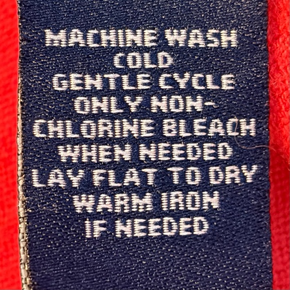 Chaps Pretty Red Cardigan - Picture 4 of 4